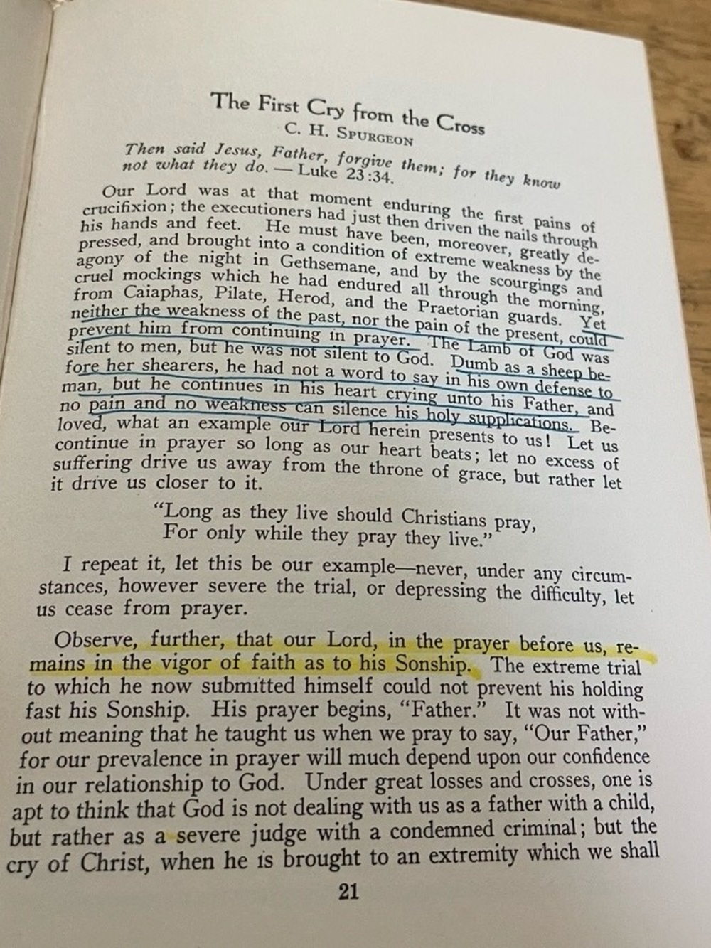 Sermons and Outlines on the Seven Words - 1951 Edition